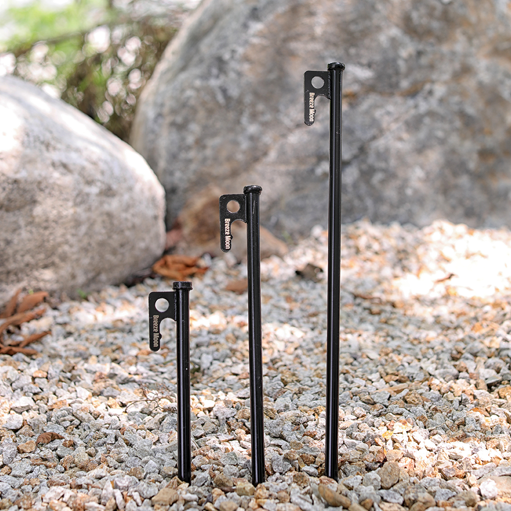 브리즈문 단조팩 텐트팩 캠핑 타프 팩 말뚝 크롬 20cm