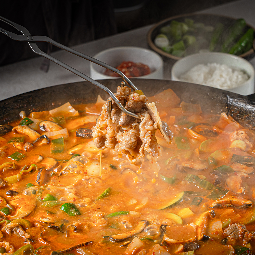 캠핑음식 요리 밀키트 우삼겹 된장찌개 - 상세 이미지 3