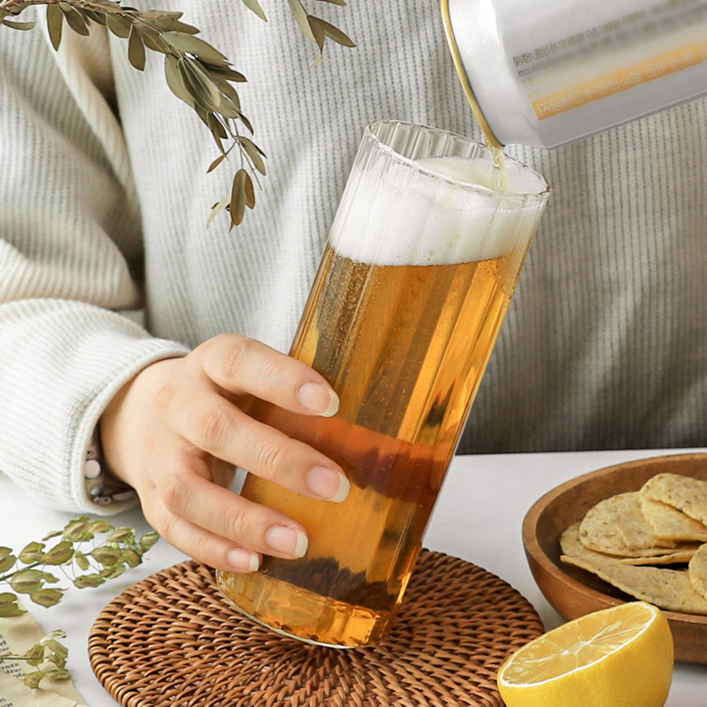 일자 소맥잔 생맥주 온더락잔 아이스아메리카노 플랫화이트잔 4종 - 상세 이미지 2