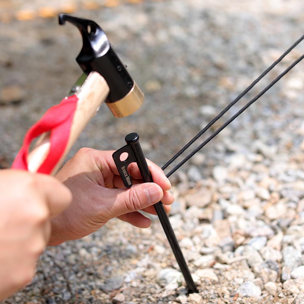 브리즈문 단조팩 텐트팩 캠핑 타프 팩 말뚝 크롬 20cm