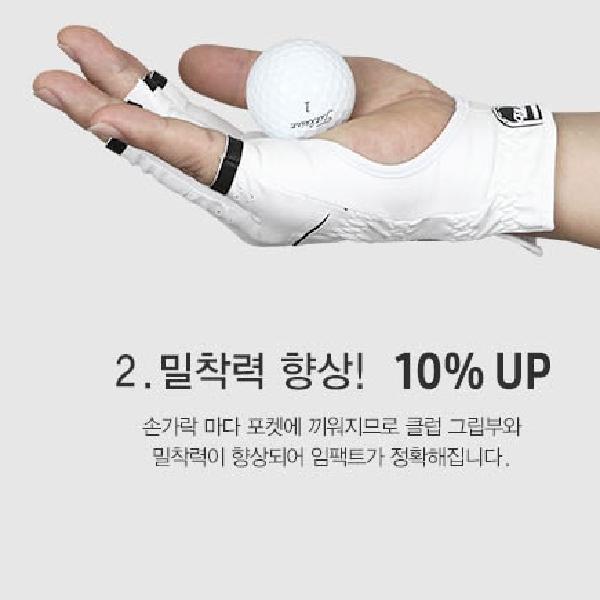 오른손 남성 연습용골프장갑 땀 골프반장갑 손등가리개 - 상세 이미지 4