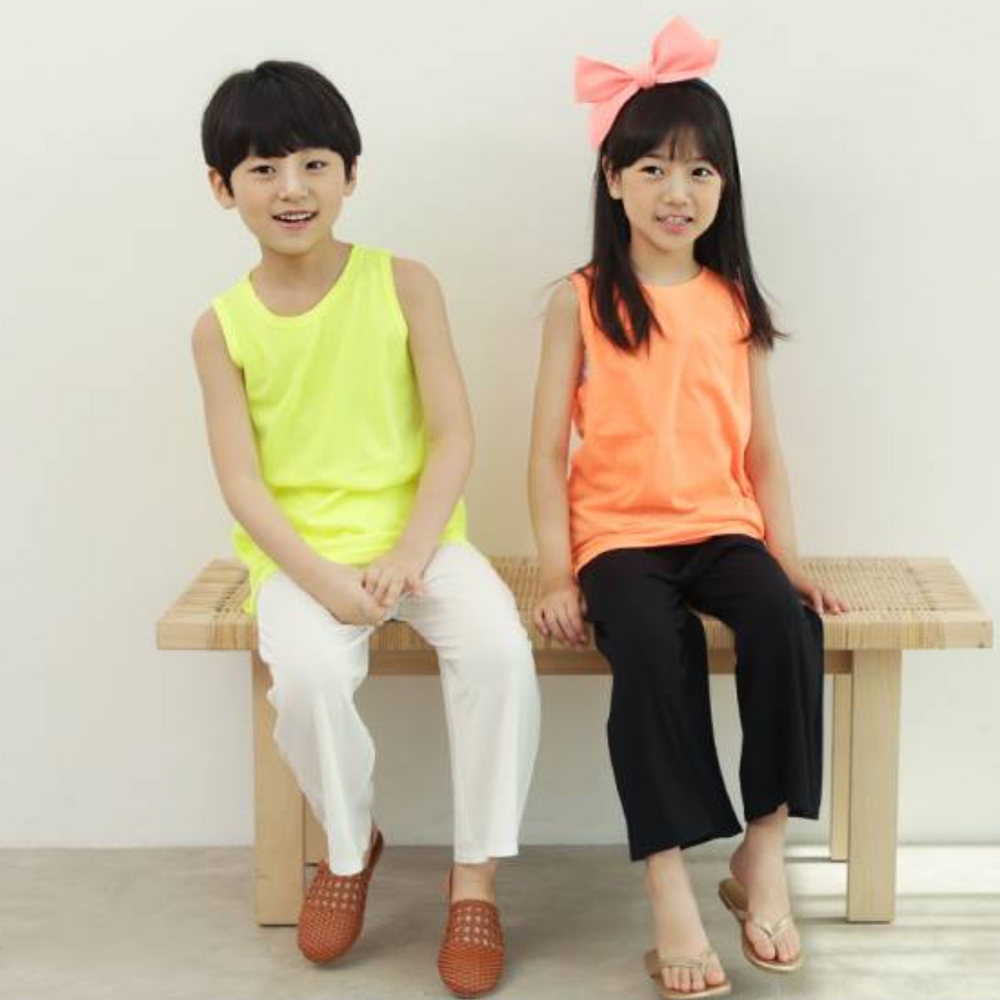 아기몸빼바지 냉장고 주니어 고쟁이 유아 통 슬랙스 돌아기 바지 - 상세 이미지 3