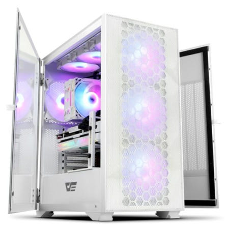 darkFlash DLX21 RGB MESH 강화유리 (화이트) 미들타워케이스