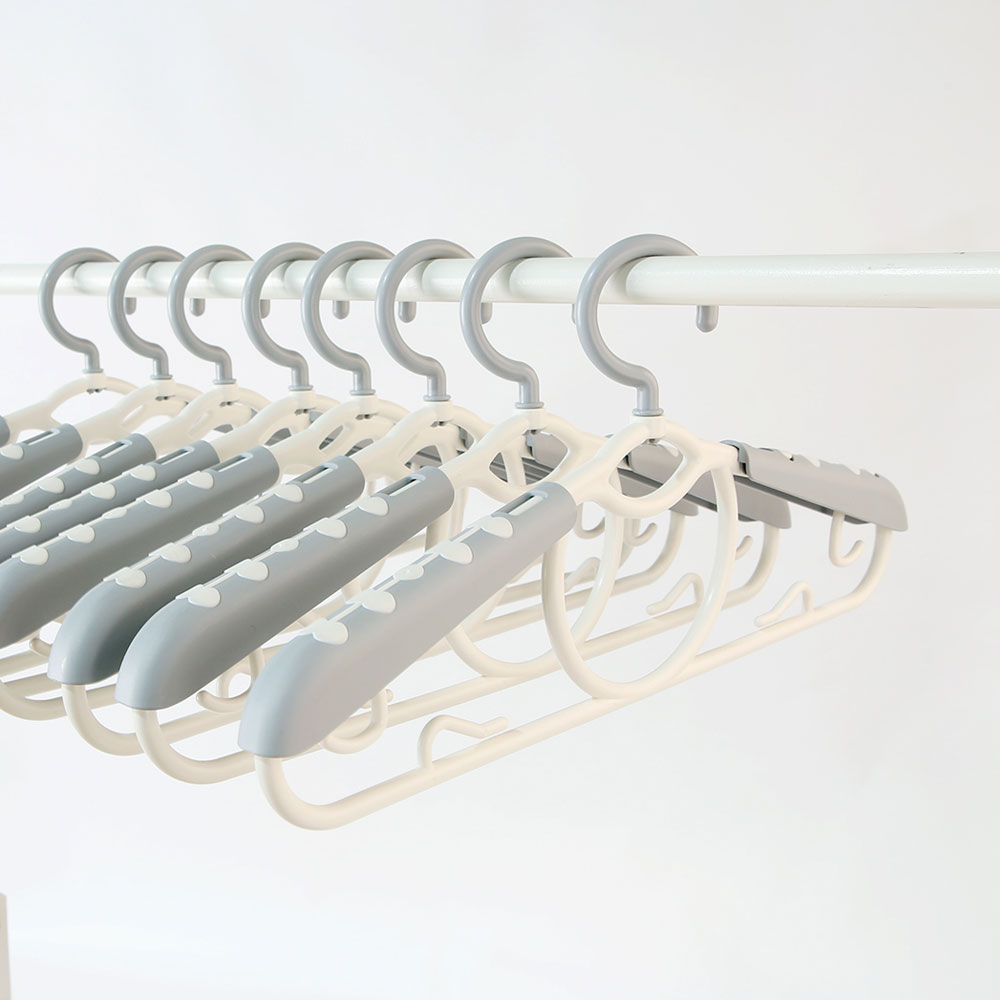 길이조절 어깨뿔방지 논슬립 올인원 옷걸이 회전고리 니트 정장 셔츠