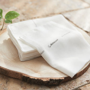 베베룬 에코프리미엄 소프트모달 손수건 패키지(30장/혼합형) 육아맘 솔직 후기 | 실사용 리뷰 - 상품 이미지 2