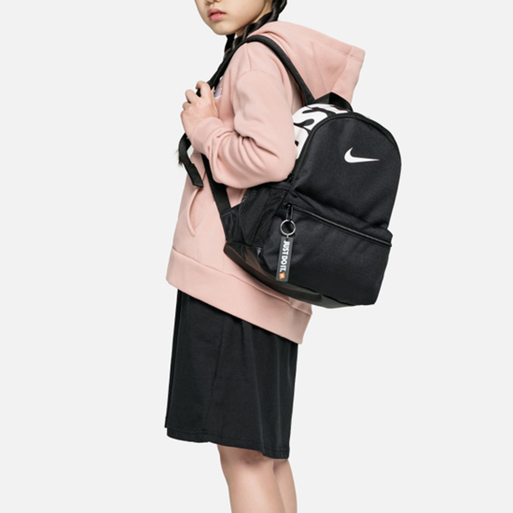 나이키 백팩 브라질리아 JDI 블랙 키즈 미니 가방 DR6091-010 이미지 6
