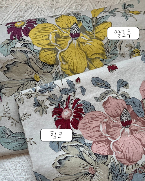 더블유패브릭 카오스 워싱처리 15수 대폭 린넨천 원단 앞치마 커튼 소품 천가게 - 상세 이미지 2