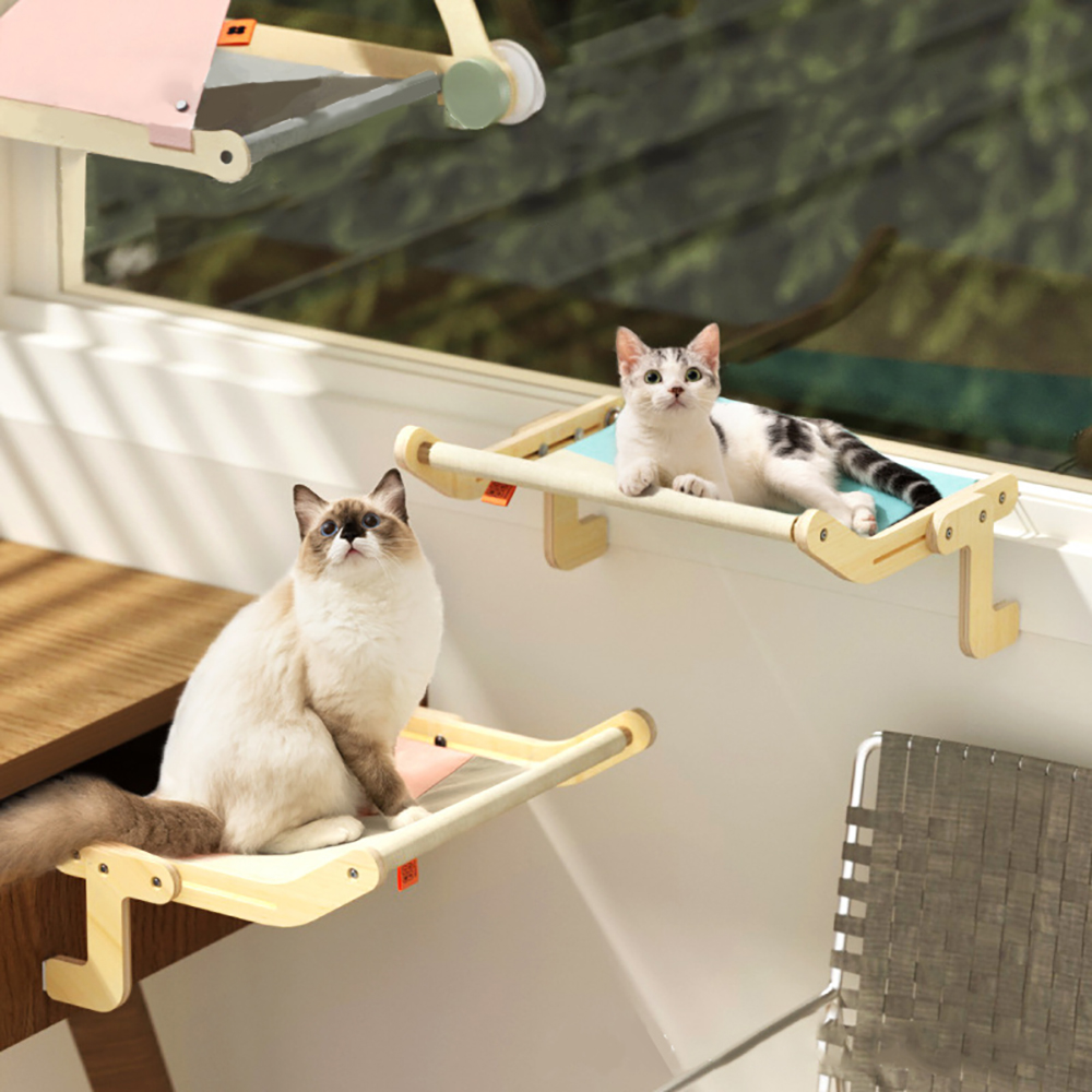 고양이 창틀 해먹 유리창 창문 캣워커 캣워크 침대해먹