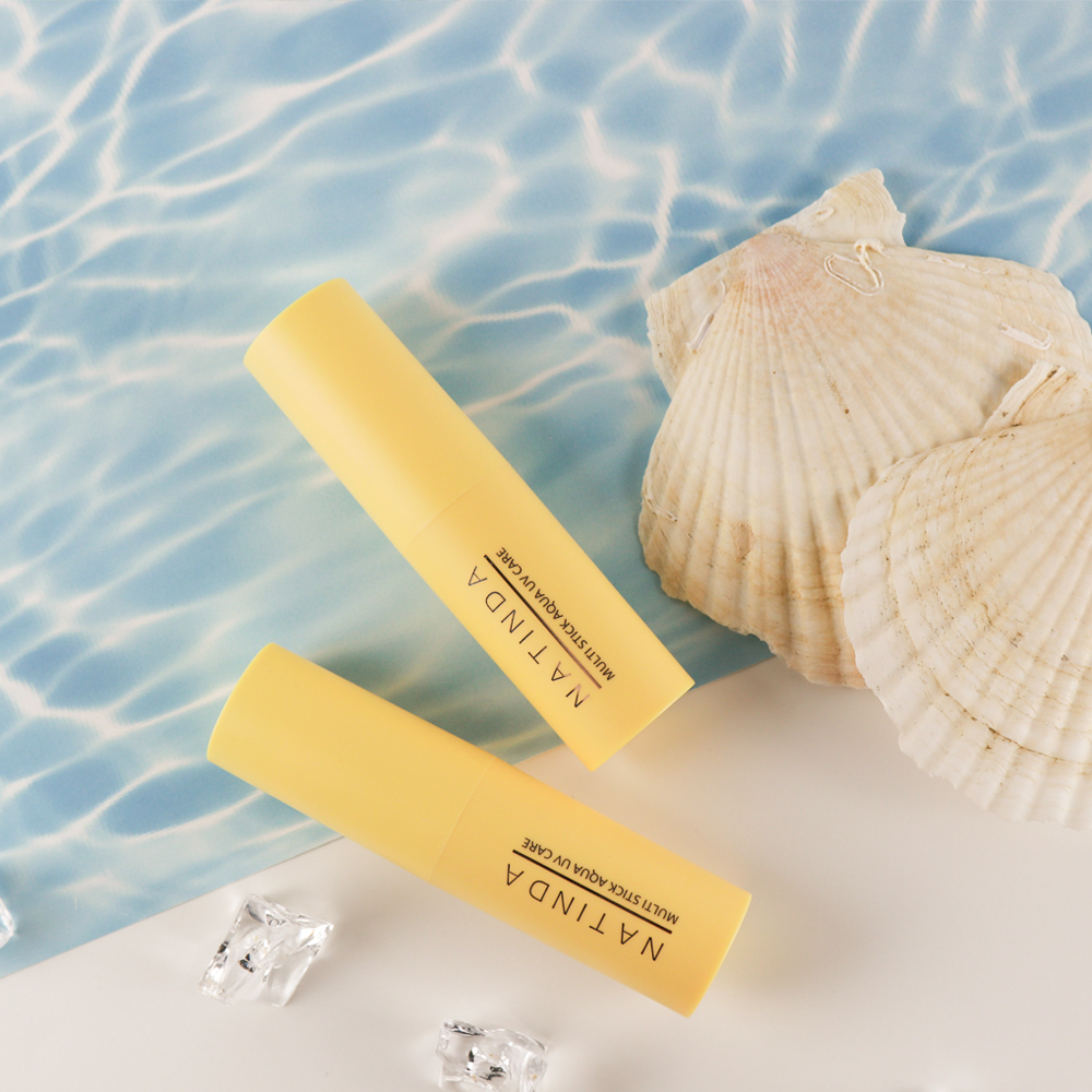 백탁없는 자외선 차단제 멀티스틱 아쿠아 유브이 케어 선스틱 SPF50 골프 휴대용 선크림 - 상세 이미지 2