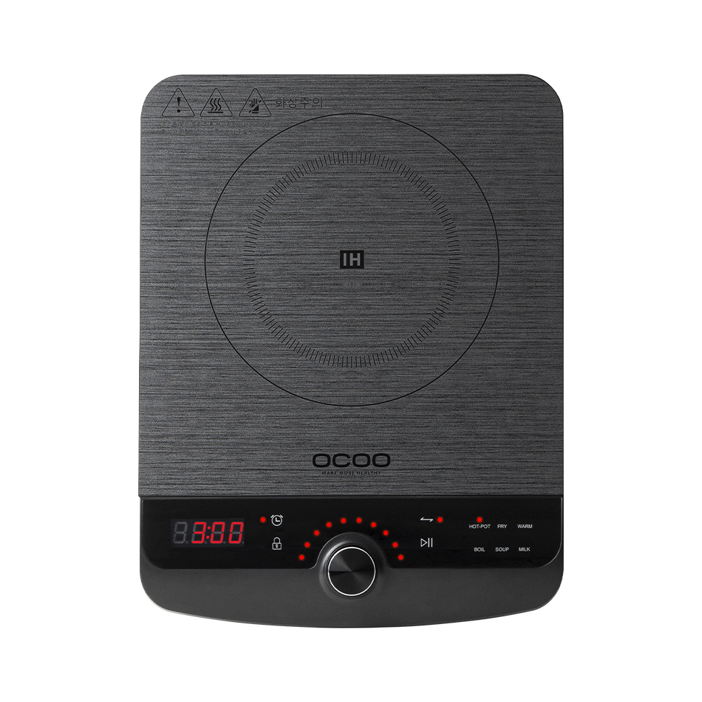 [유해 가스없는 주방] 오쿠 휴대용 1구 프리미엄 인덕션 OCC-IH500H 강력한 화력