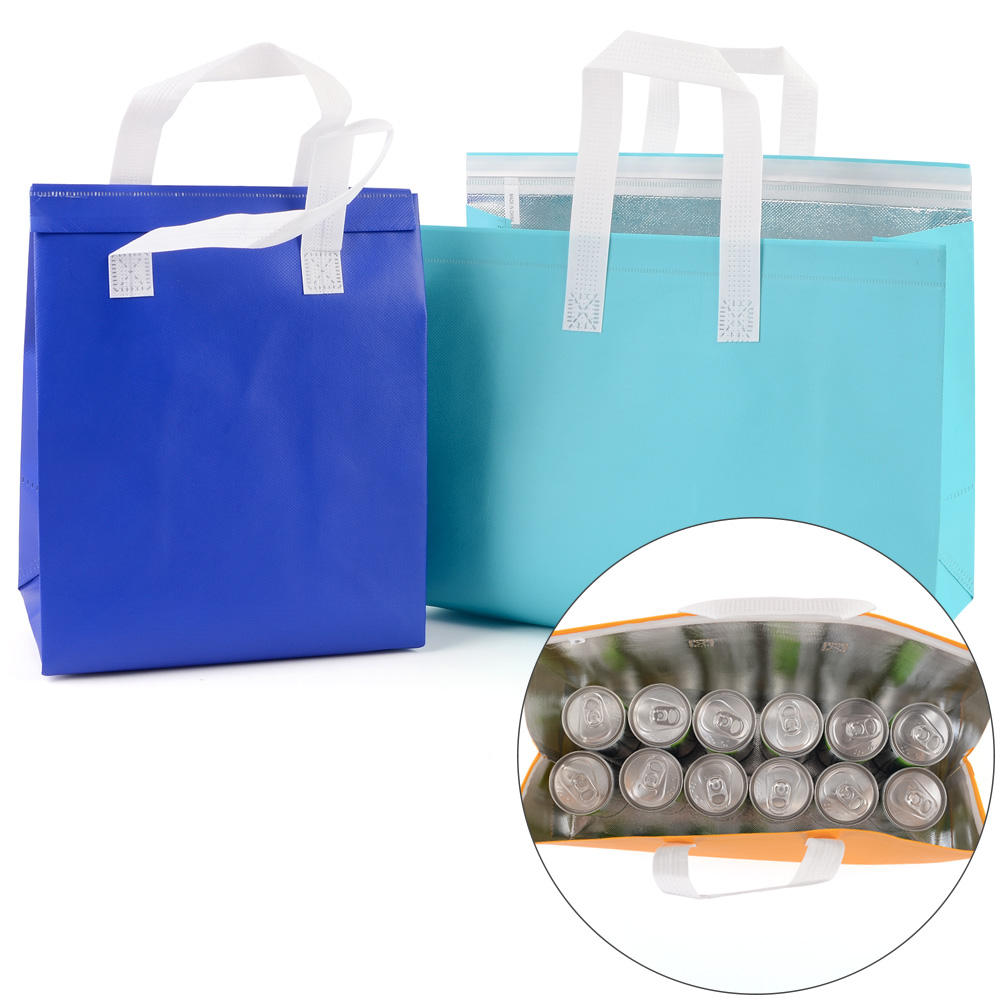 손잡이 보냉 팩 백 사각 은박 미니 쿨러백 냉온 가방