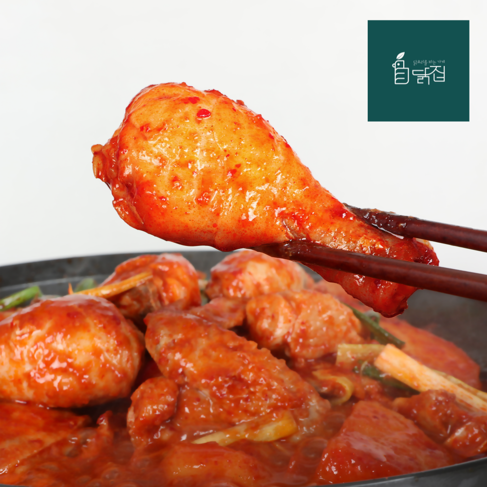 닭한마리에 닭다리4개 사다리닭볶음탕 닭도리탕 한식 캠핑 밀키트 2인분 1.15kg 상품 이미지