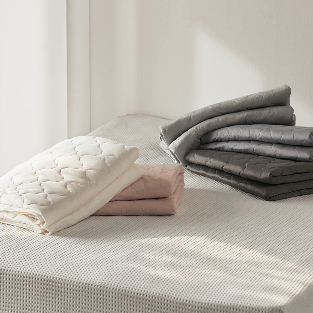 파미지오 마이크로화이버 누빔 매트리스 침대패드 싱글~킹 5color