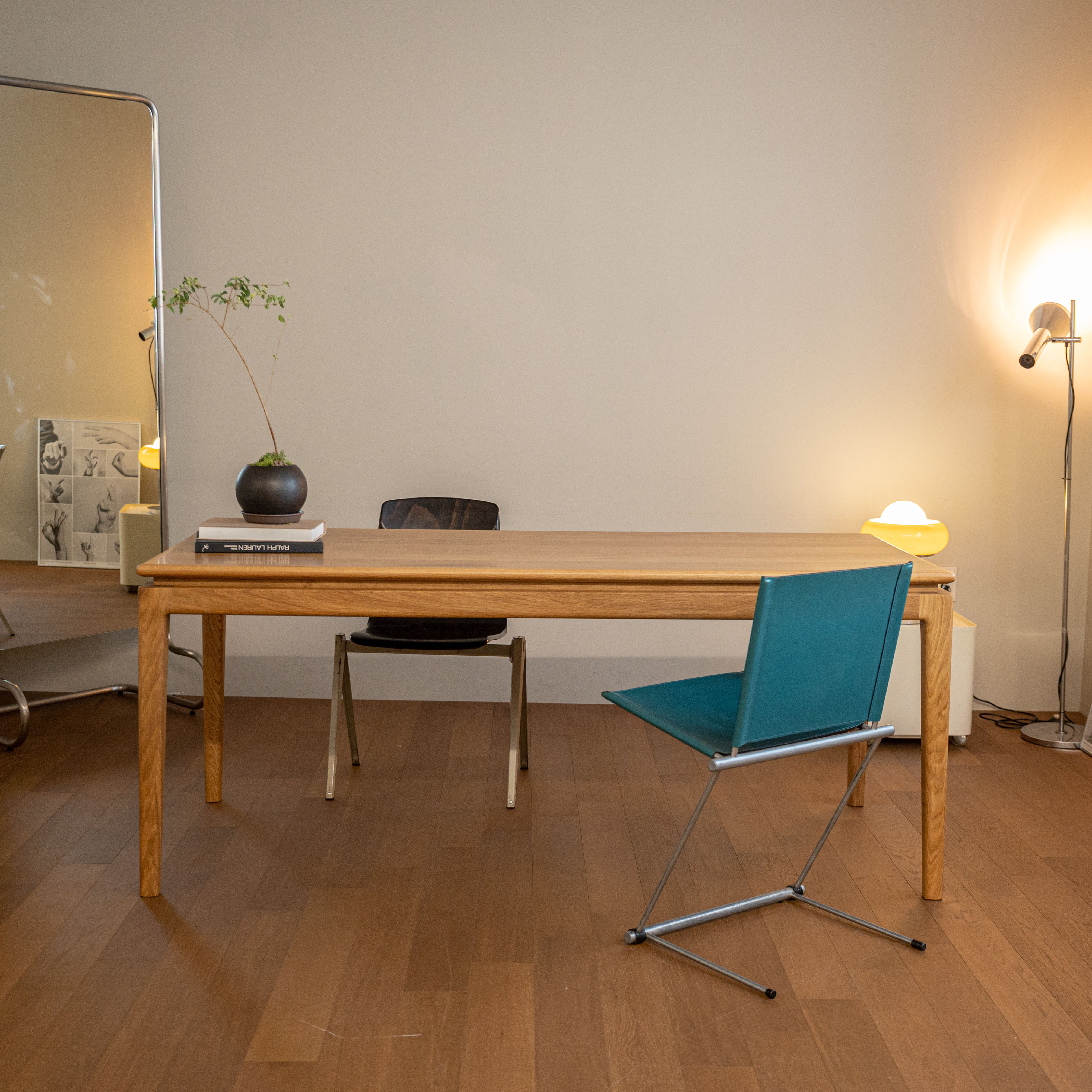 [오크 원목] 다이닝 테이블 SK-7 (6인용원목식탁) 오크상판 30T