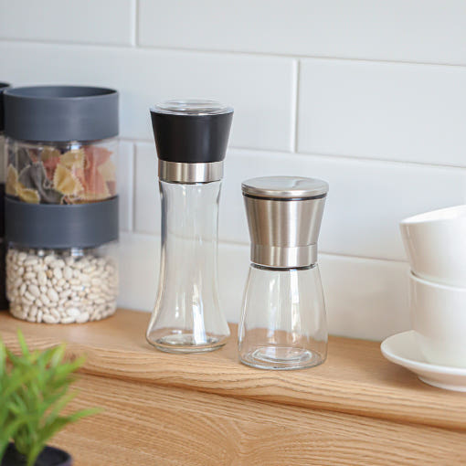 아트웨어 소금 & 후추 그라인더 180ml 스텐 블랙
