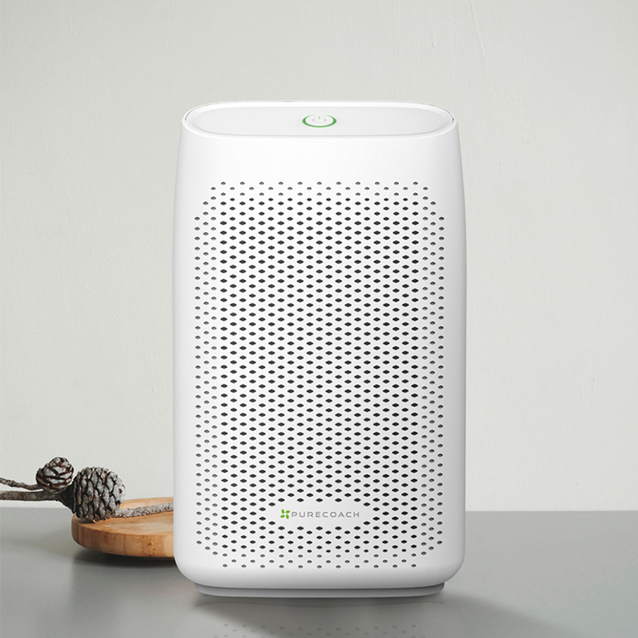 퓨어코치 DH750 저소음 원룸 미니 제습기 자취생 옷방 습기제거 저전력
