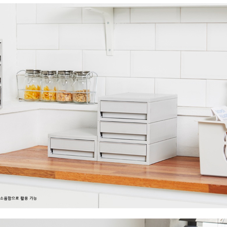 책상 위 수납장 지류함 작은 서랍장 좁은공간 수납장