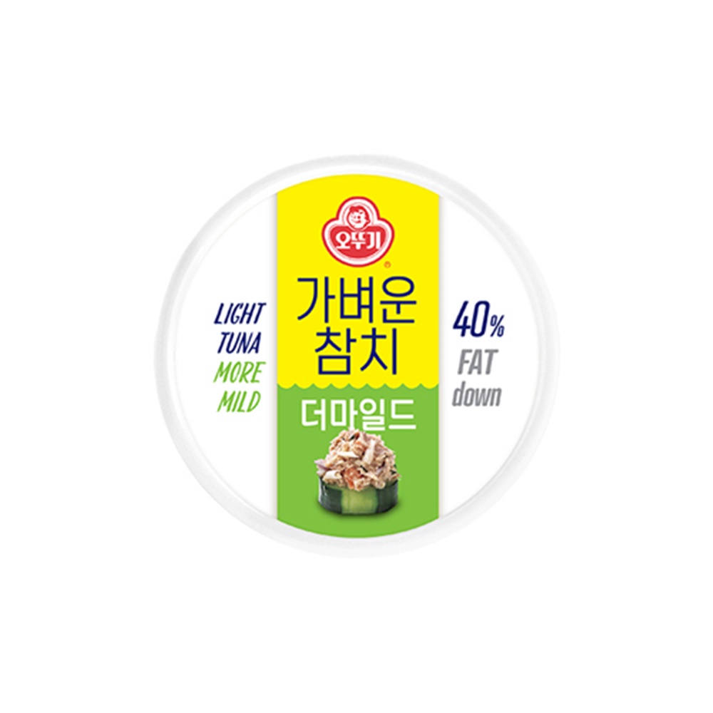 오뚜기 LIGHT&JOY 가벼운 참치 더마일드, 135g, 4개 - 상세 이미지 2