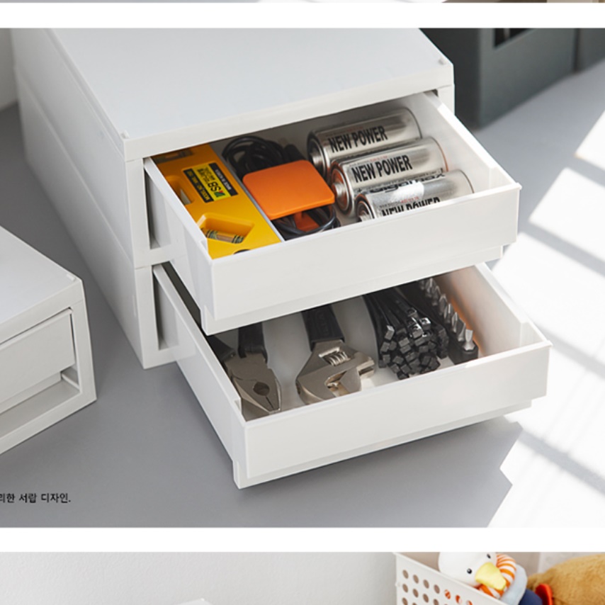 책상 위 수납장 지류함 작은 서랍장 좁은공간 수납장