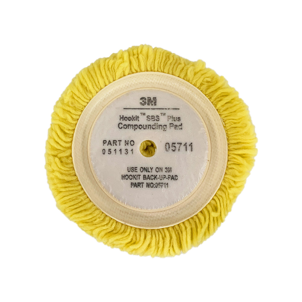 3M 05711 228mm(9인치) 컴파운딩 패드 융 양털패드 벌크 - 상품 이미지