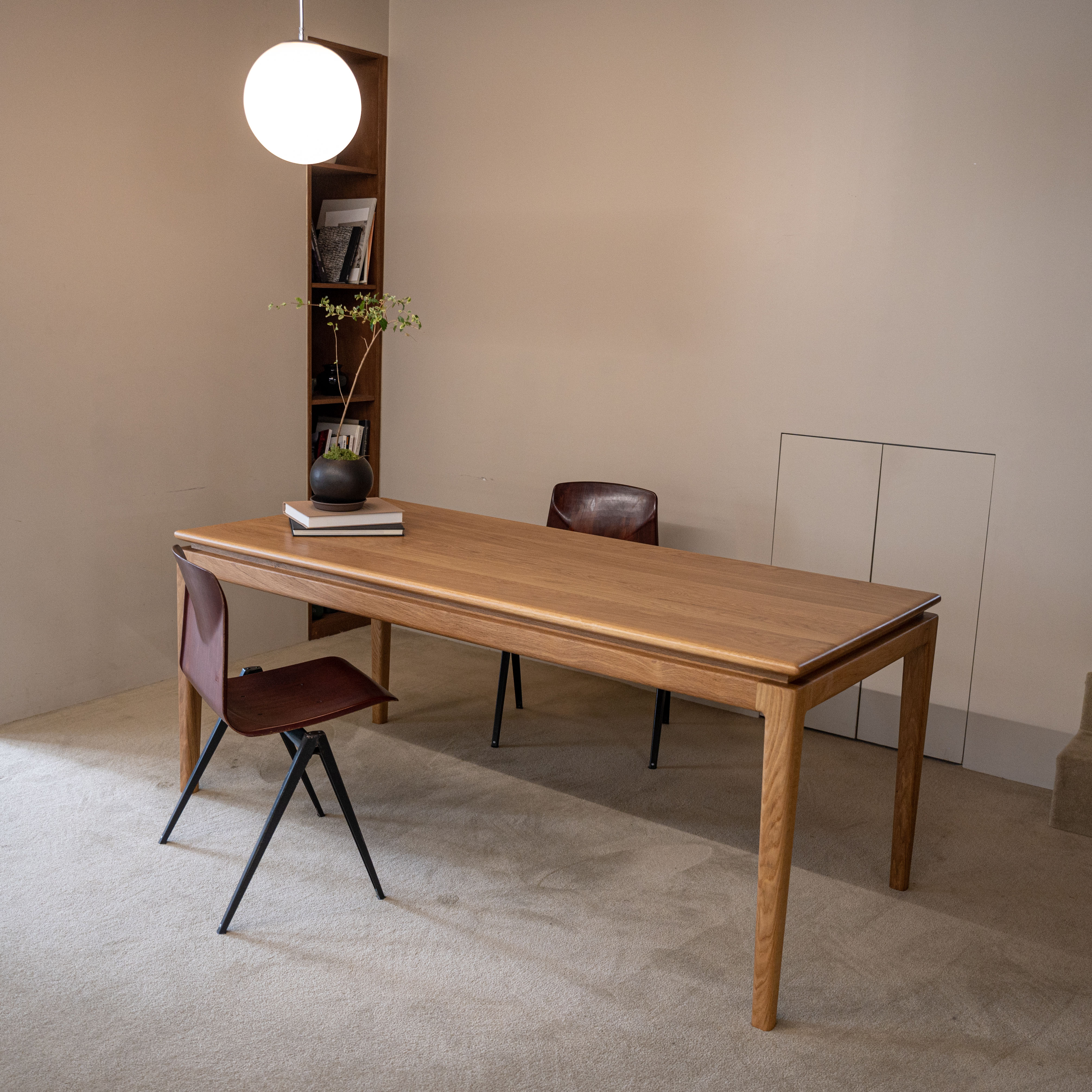 [오크 원목] 다이닝 테이블 SK-7 (6인용원목식탁) 오크상판 30T