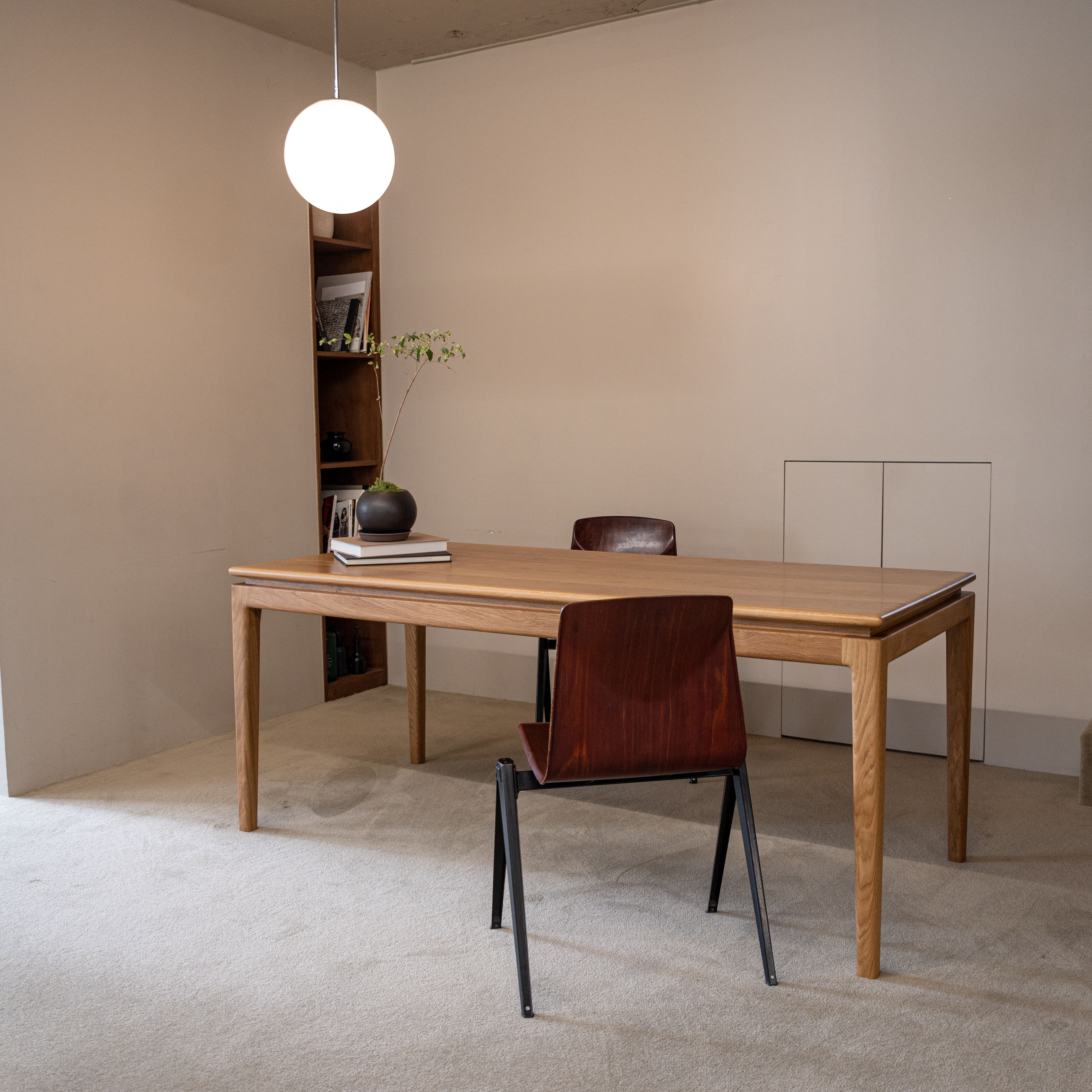 [오크 원목] 다이닝 테이블 SK-7 (6인용원목식탁) 오크상판 30T