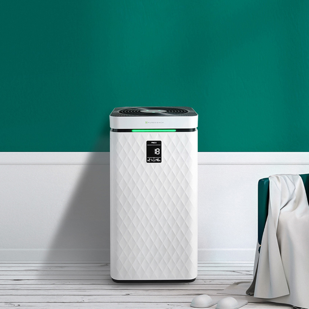 퓨어코치 AERO800 공기청정기 CA합격 Wi-Fi연결 H13헤파필터 22평형 대용량