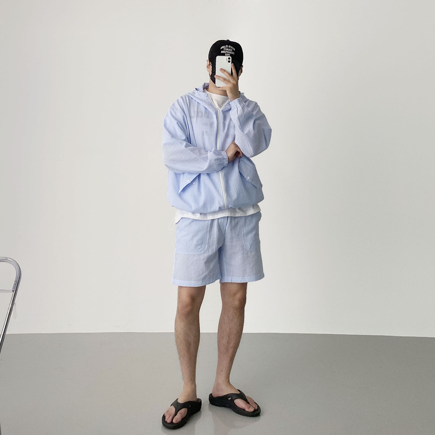체크아노락 여름아노락세트 아노락셋업 - 상세 이미지 3