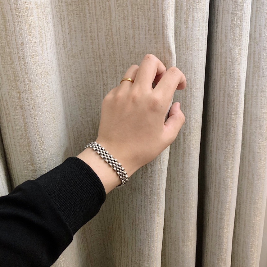 심플 써지컬 반지 3mm 써지컬스틸 심플 민자 남자 여자 우정 커플 반지