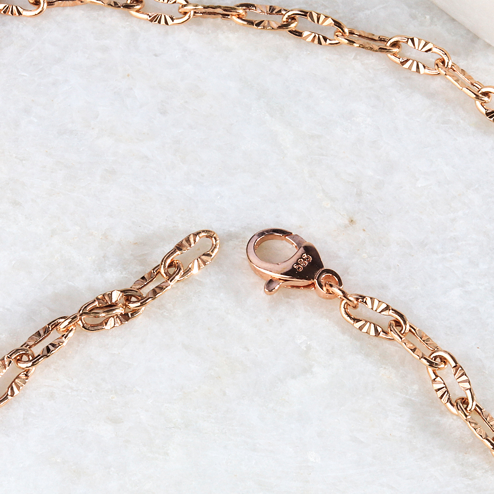 할로우 커팅 볼륨 클립 체인 목걸이 줄 18k 레이어드 30대 여자 생일 선물 - 상세 이미지 3