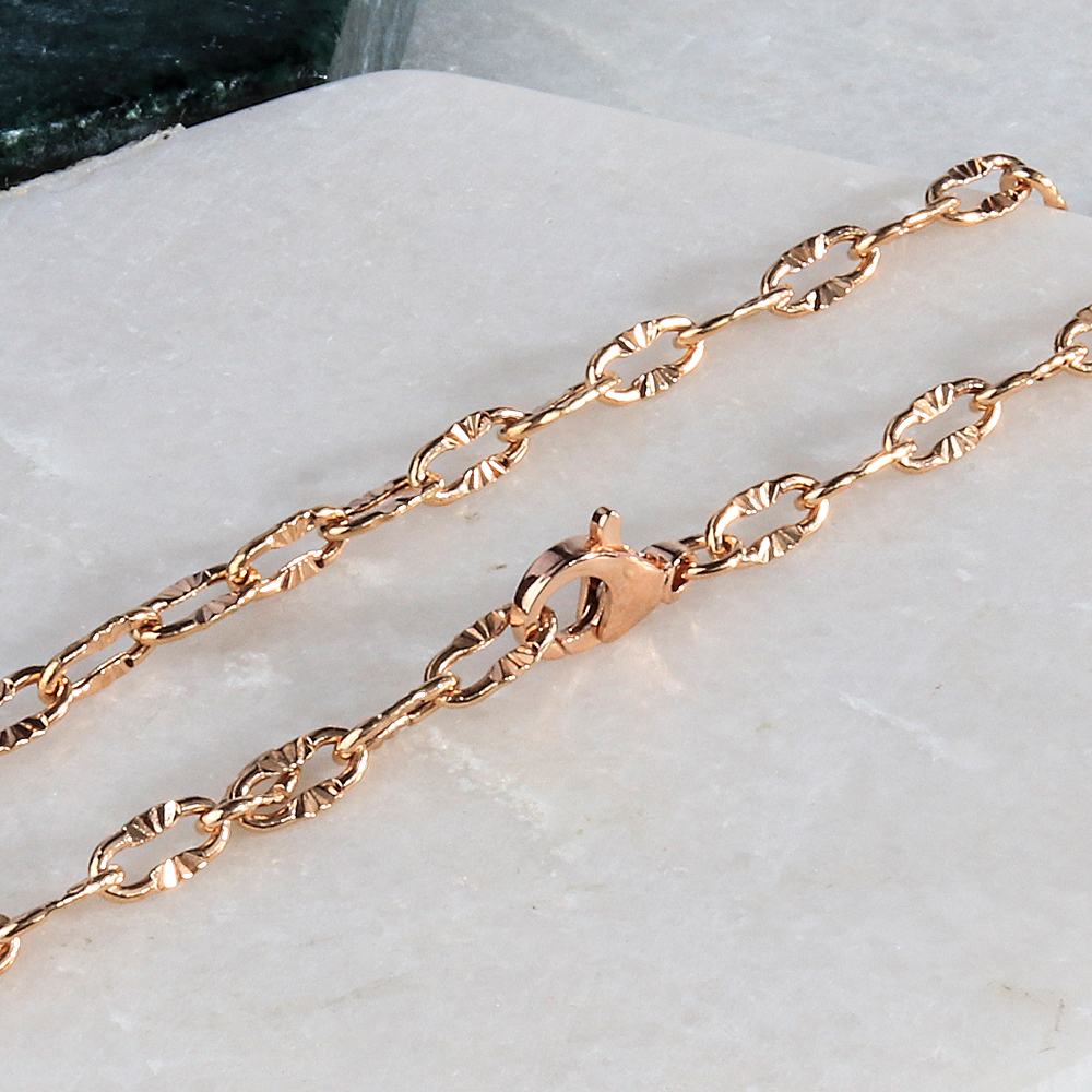 할로우 커팅 볼륨 클립 체인 목걸이 줄 18k 레이어드 30대 여자 생일 선물 - 상세 이미지 5