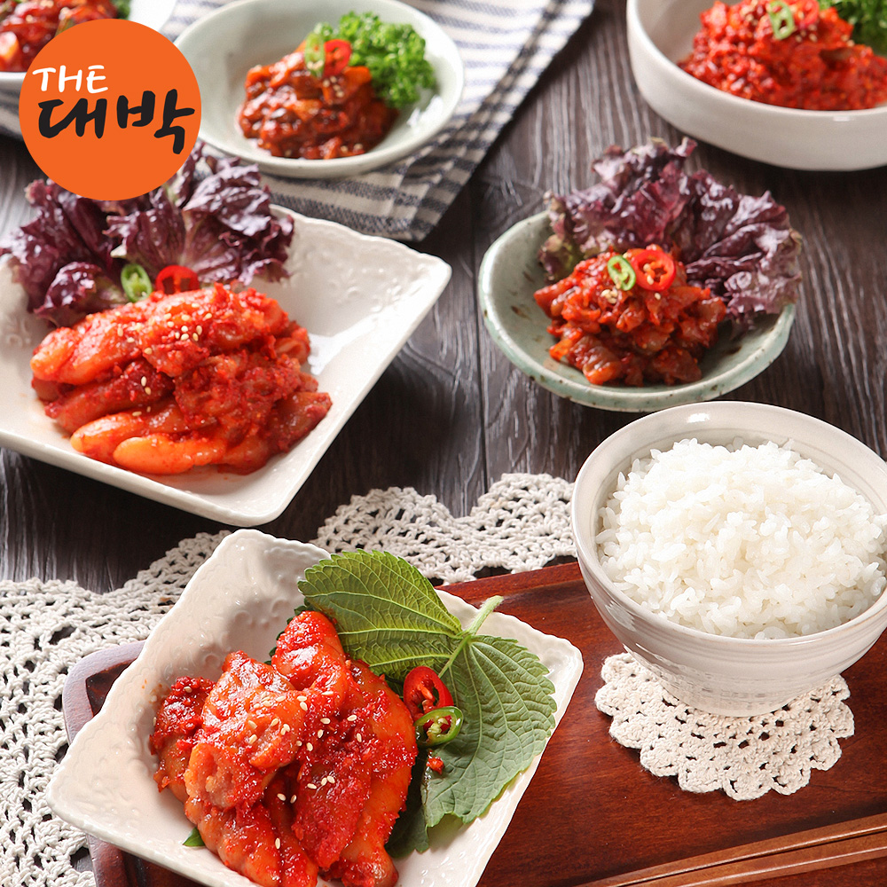 밥도둑 저염 젓갈 12종 명란 어리굴젓 갈치속젓 가자미식해 창난 낙지