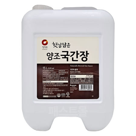 청정원 햇살담은 양조국간장 15L, 1개