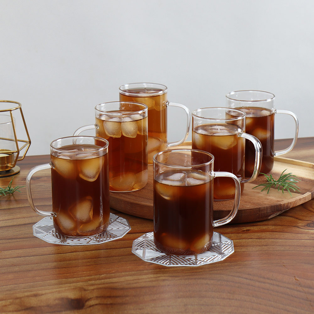 내열유리 머그컵세트 M11 350ml 6p - 상세 이미지 2