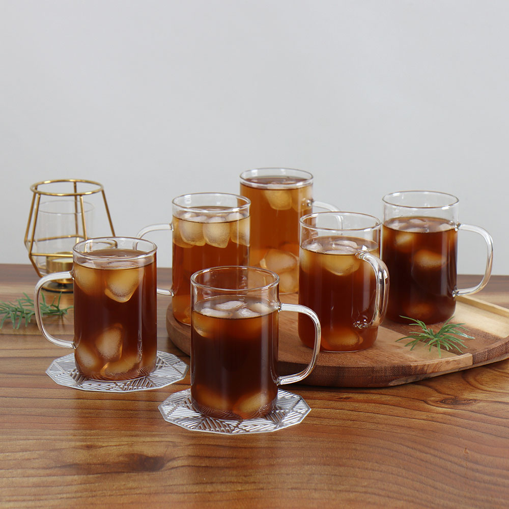 내열유리 머그컵세트 M11 350ml 6p - 메인 이미지
