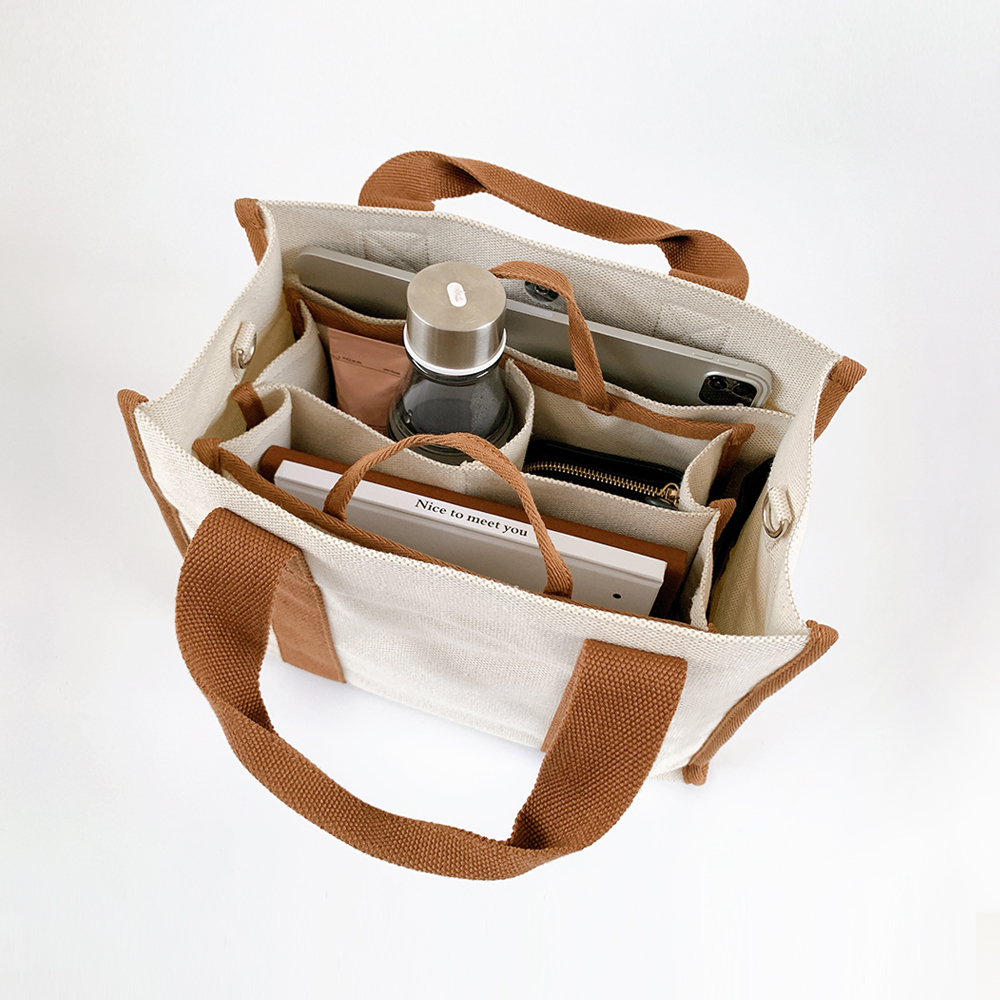 마롤로뜨 캔버스 기저귀가방 생활방수 이너백 포함 가벼운 국민 숄더백 아기 M