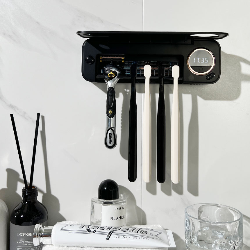 칫솔살균기 가정용 휴대용 무선 UV 충전식 벽걸이형 소독기 크리썸