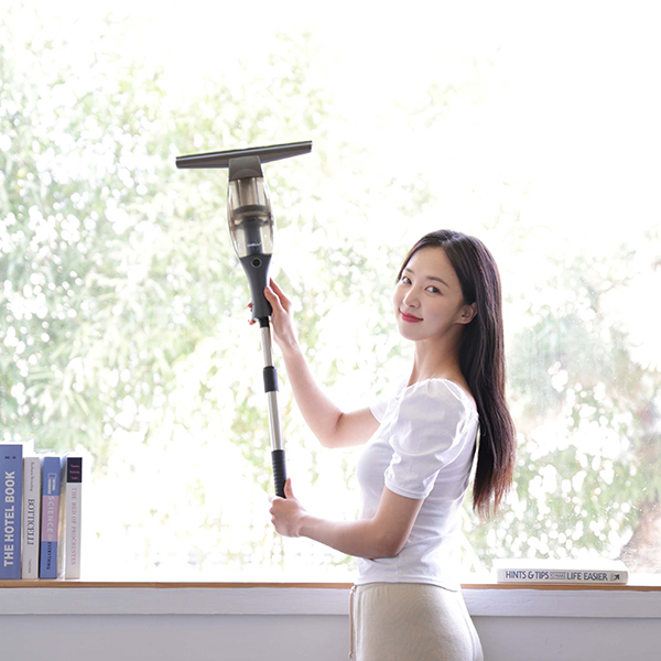 오엘라 유리창 무선 진공 청소기 청소도구 스퀴지 베란다 이중창 창문 유리 닦이 닦기 - 상세 이미지 2