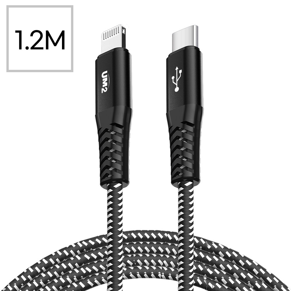 UM2 60W mfi Cto8 고속충전케이블 아이폰 아이패드 8핀 CLMFi 1.2M - 상세 이미지 2