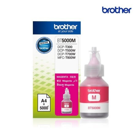 BROTHER 브라더 정품 잉크 BT5000M 빨강 약 5000매 T510W T4000DW T310 T710W T810W T910DW T4500DW