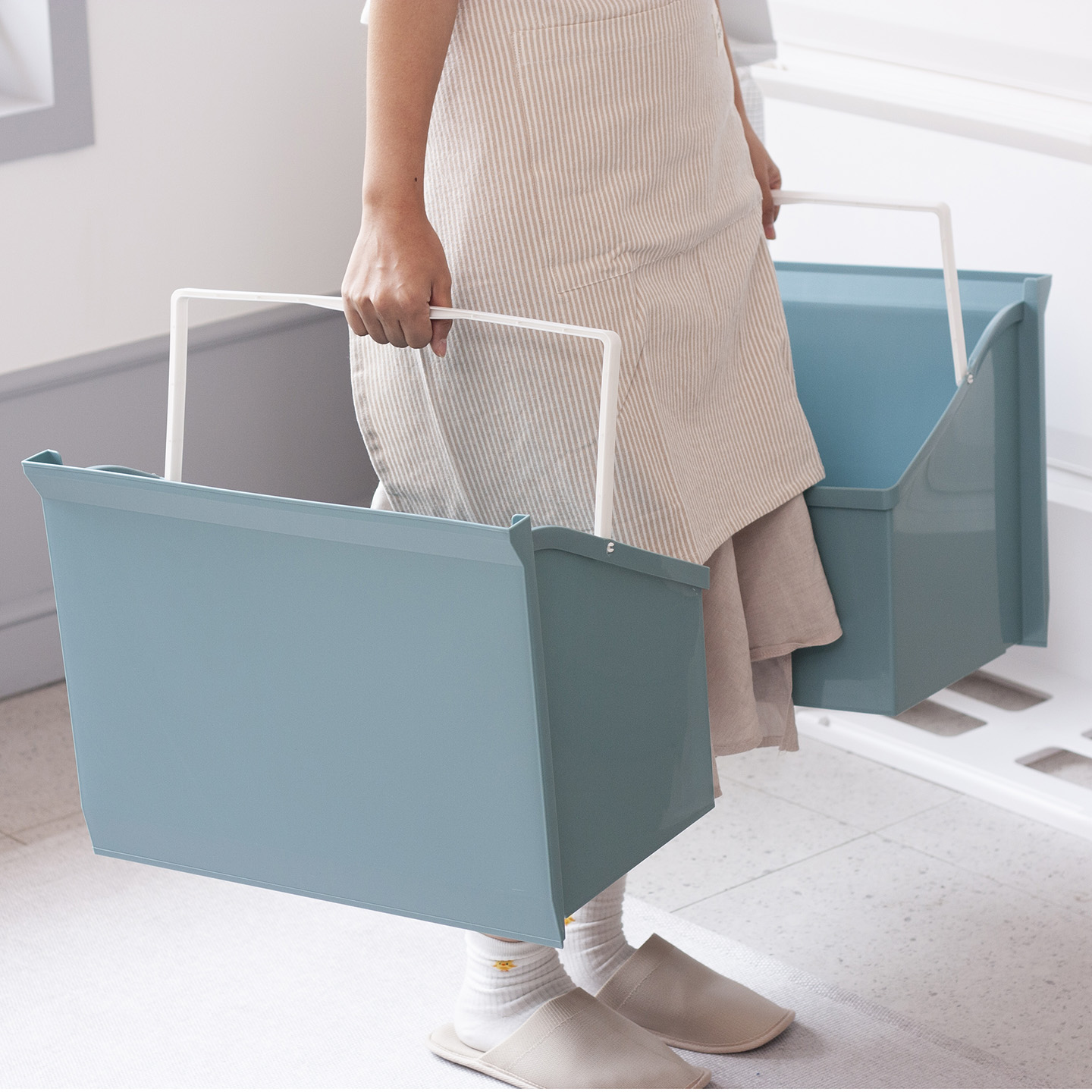 와이드 재활용 분리수거함 수거통 1단 30리터 대용량 쓰레기통 대형바구니 3단 가정용 학교