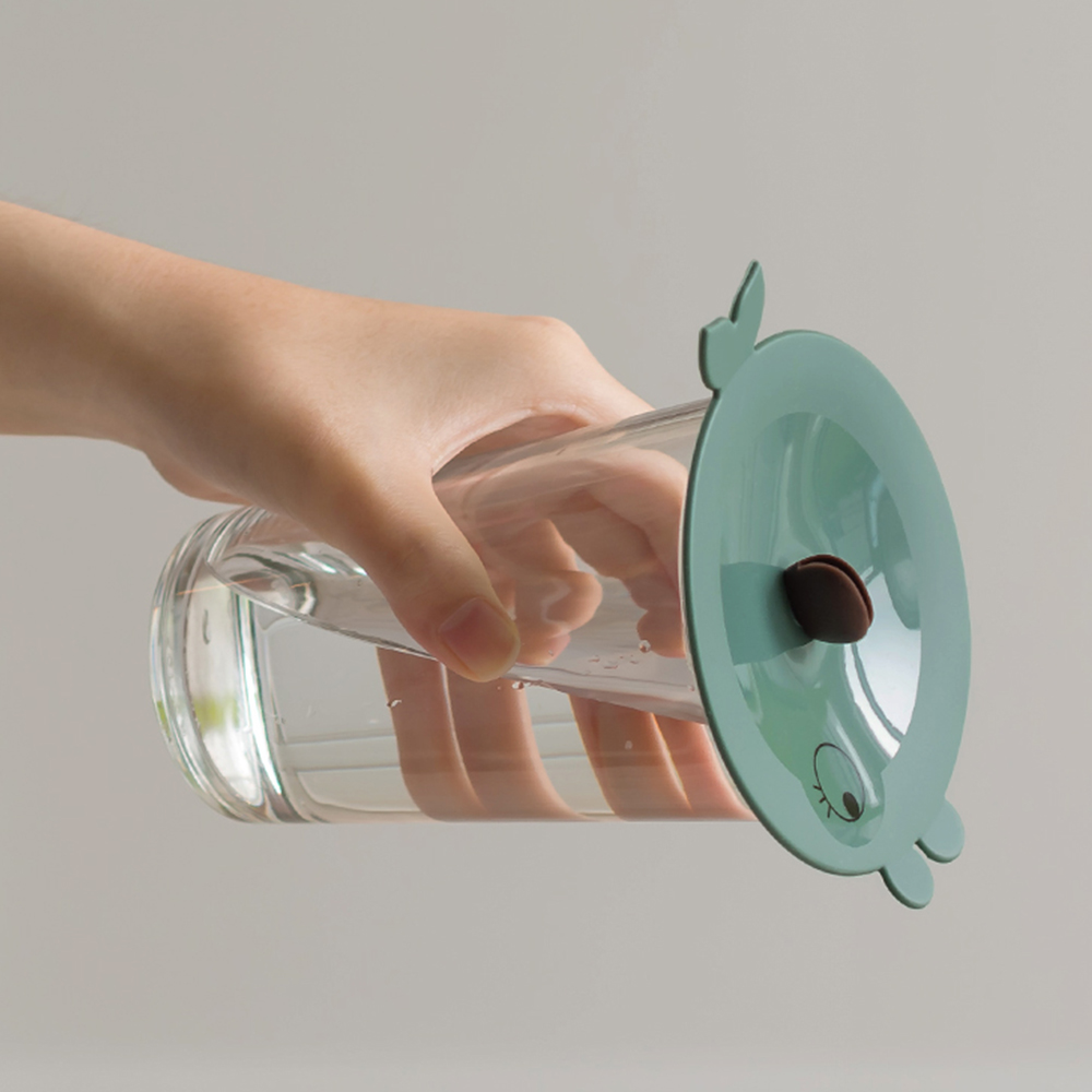 플라이토 실리콘 피쉬 컵뚜껑 흘림방지 12Cm - 상세 이미지 2
