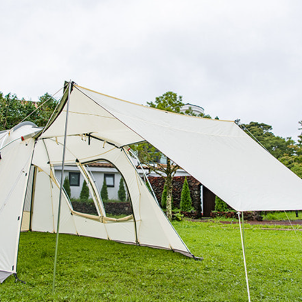 제드7 2텐트 크림색상 거실형텐트