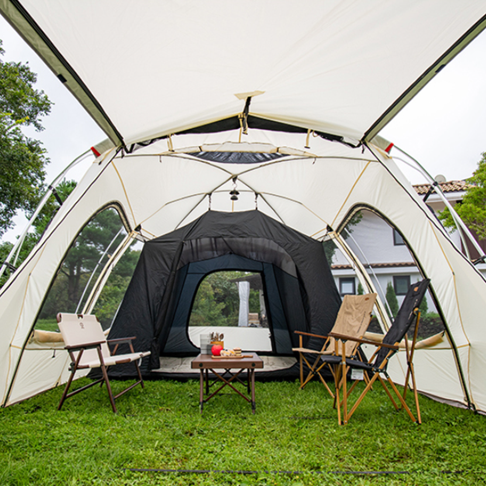 제드7 2텐트 크림색상 거실형텐트