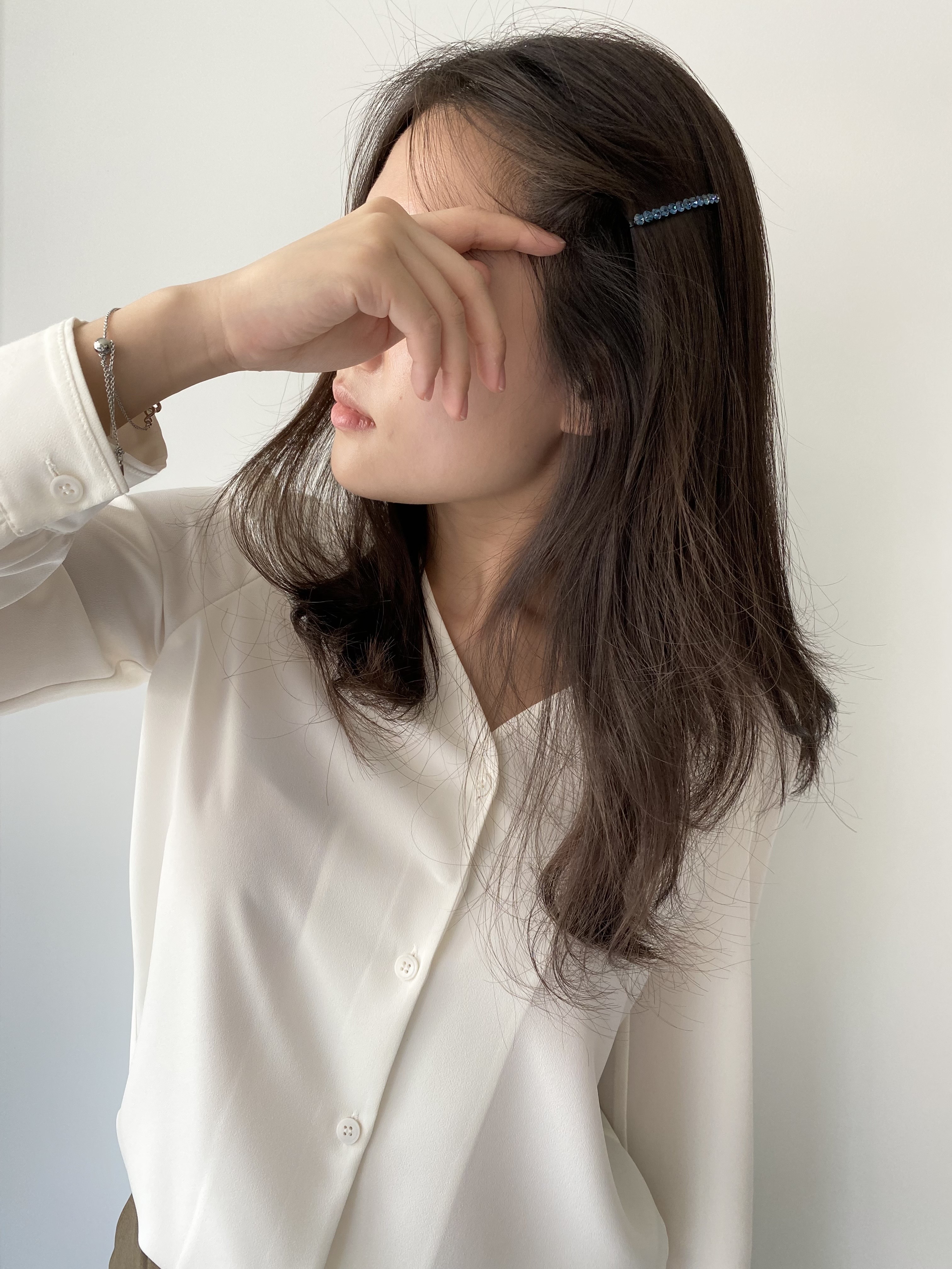 스톤 미니 옆머리 큐빅 실핀 바비핀 - 상세 이미지 5
