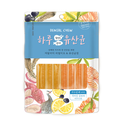 가수분해츄 강아지 양치껌 당뇨 간식 칠면조 연어 12p 2개 - 상세 이미지 4
