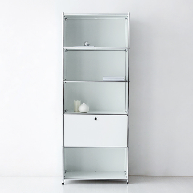 심플리 수납장 BC261 770mmx400mmx1960mm, 5단, 화이트 6440.3359 - 상세 이미지 4
