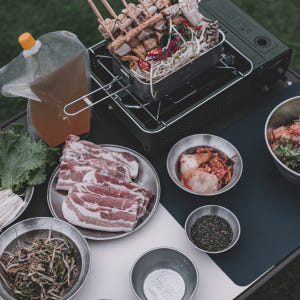 키녹스 캠핑 그릇 스텐 STS304J1 8P 2인용 식기세트 운동러 솔직 후기 | 실사용 리뷰 - 상품 이미지 3