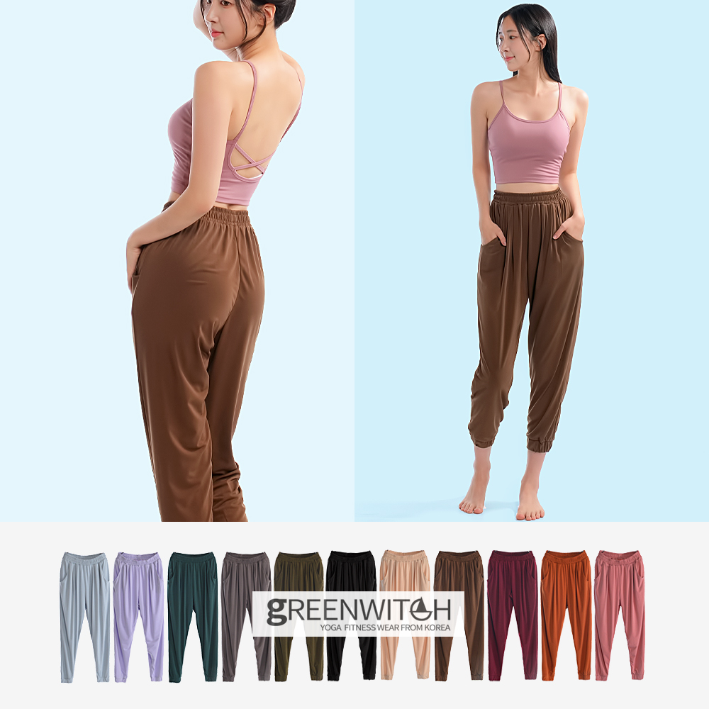 그리니치 레깅스보다편한 9부 하렘팬트 조거바지 요가복 sr1090 - 상세 이미지 5