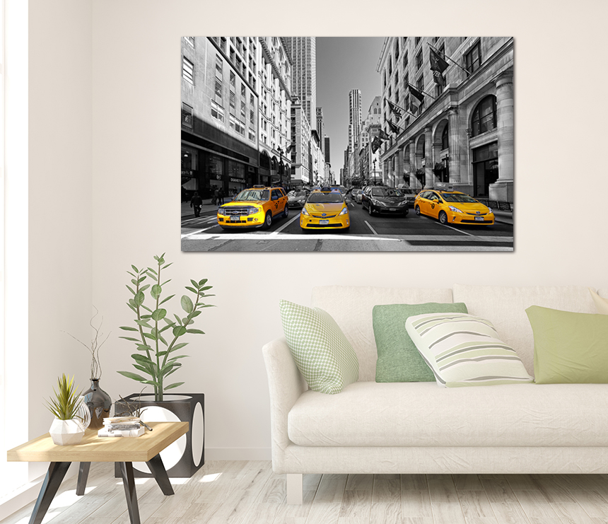 유럽 빈티지 풍경 사진 인테리어 그림 거실 액자 뉴욕맨하탄중형 - 상세 이미지 3